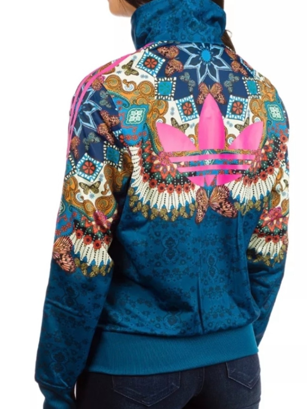 Adidas Originals x FARM Rio Borbomix Jacket Women’s Size Medium - Picture 2 of 7
